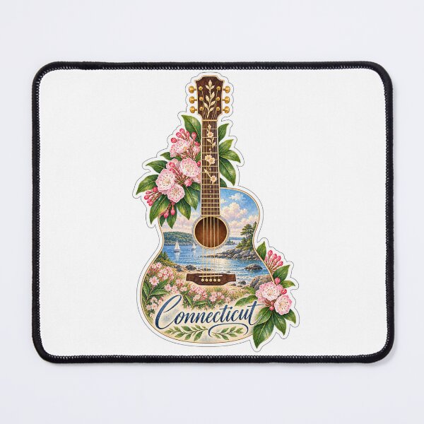 Item preview, Connecticut Coastal Charm Guitar designed and sold by Whimspired By Paxx.