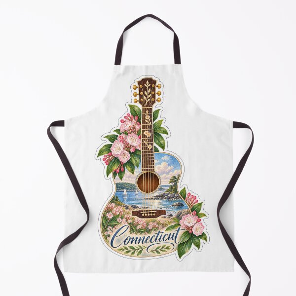 Item preview, Connecticut Coastal Charm Guitar designed and sold by Whimspired By Paxx.
