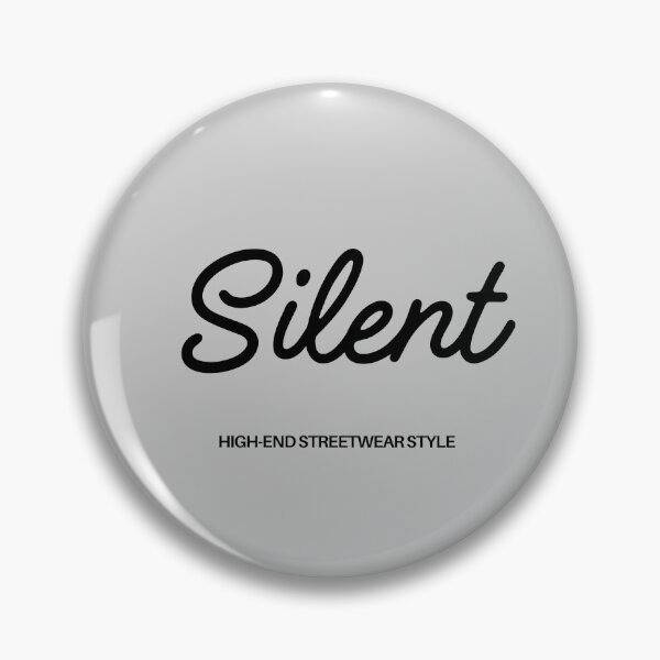 Item preview, Silent Streetwear Aesthetic Cursive Typography Quote designed and sold by Fine-Arts-Lab.