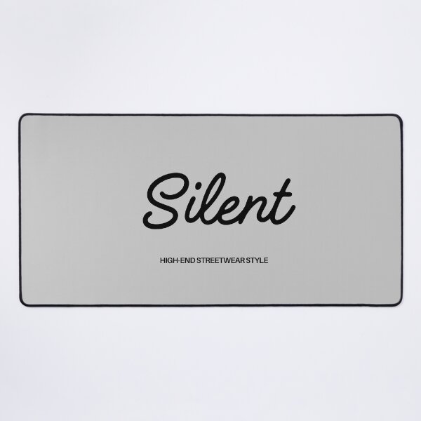 Item preview, Silent Streetwear Aesthetic Cursive Typography Quote designed and sold by Fine-Arts-Lab.