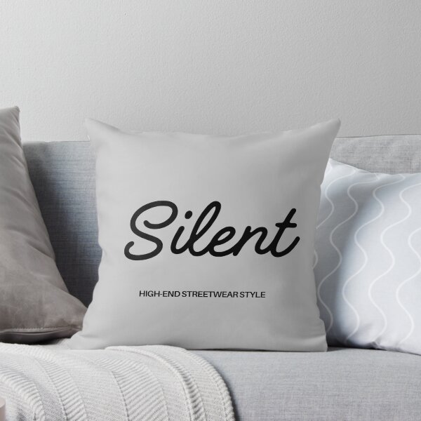 Item preview, Silent Streetwear Aesthetic Cursive Typography Quote designed and sold by Fine-Arts-Lab.