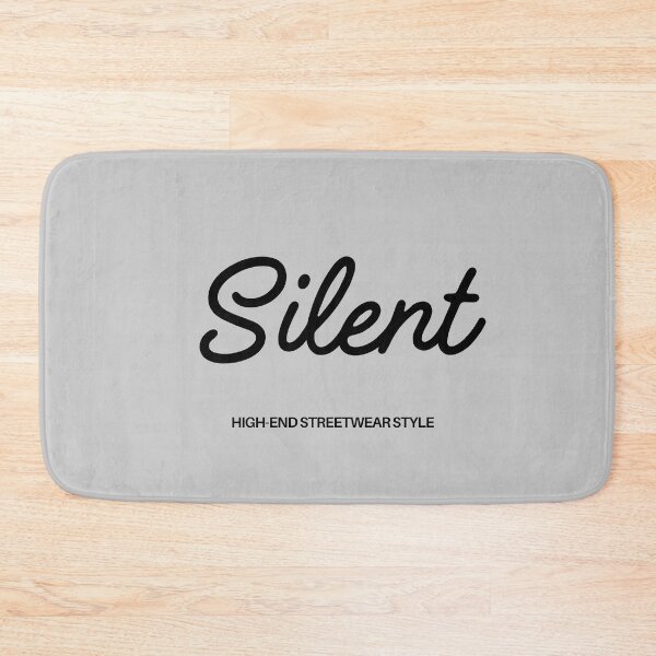 Item preview, Silent Streetwear Aesthetic Cursive Typography Quote designed and sold by Fine-Arts-Lab.