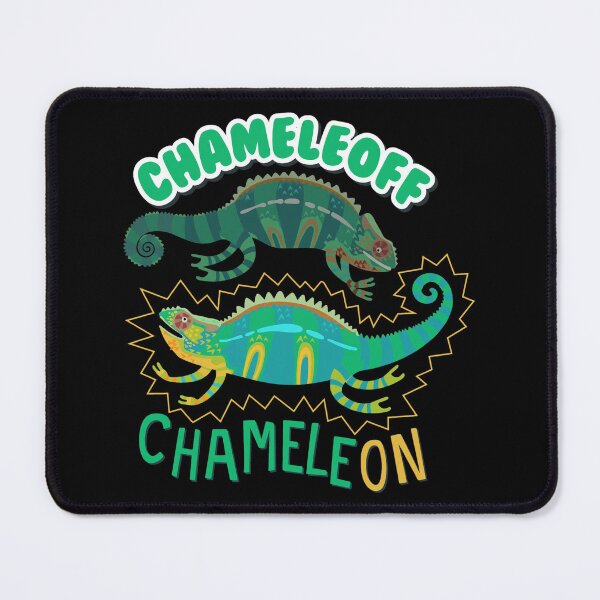 Item preview, Chameleoff Chameleon On Lizard Art Pun designed and sold by KAREWASHICK.