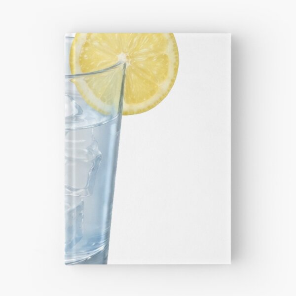Item preview, Refreshing Glass of Ice Water with Lemon Slice Illustration designed and sold by Sharif Islam.