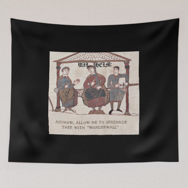 Item preview, Medieval Serenade Tapestry Meme  designed and sold by KAREWASHICK.