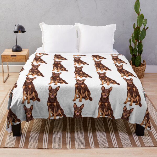 Item preview, Australian Kelpie Red And Tan Dog designed and sold by BackgroundND.