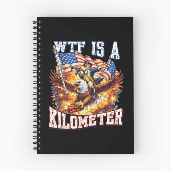 Item preview, WTF Is A Kilometer Riding Eagle Gun designed and sold by KAREWASHICK.