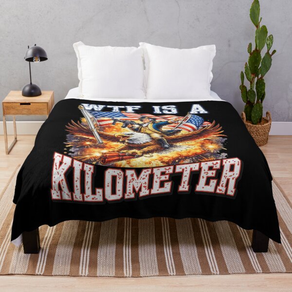 Item preview, WTF Is A Kilometer Riding Eagle Gun designed and sold by KAREWASHICK.