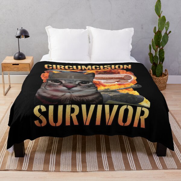 Item preview, Circumcision Survivor Military Cat Sausage Art designed and sold by KAREWASHICK.
