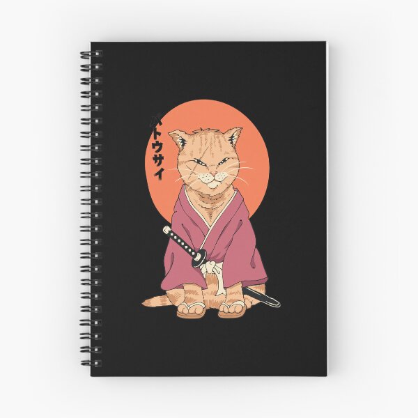 Item preview, Samurai Feline Warrior with Sun Background designed and sold by KAREWASHICK.