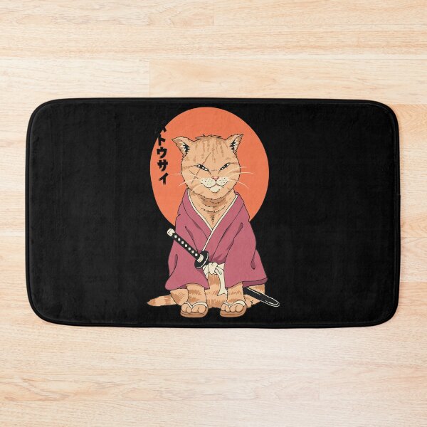 Item preview, Samurai Feline Warrior with Sun Background designed and sold by KAREWASHICK.