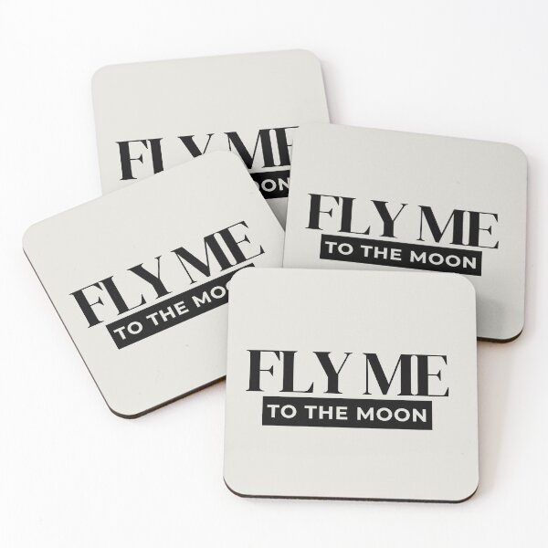 Item preview, Fly Me To The Moon Minimalist Typography Aesthetic Quote designed and sold by Fine-Arts-Lab.