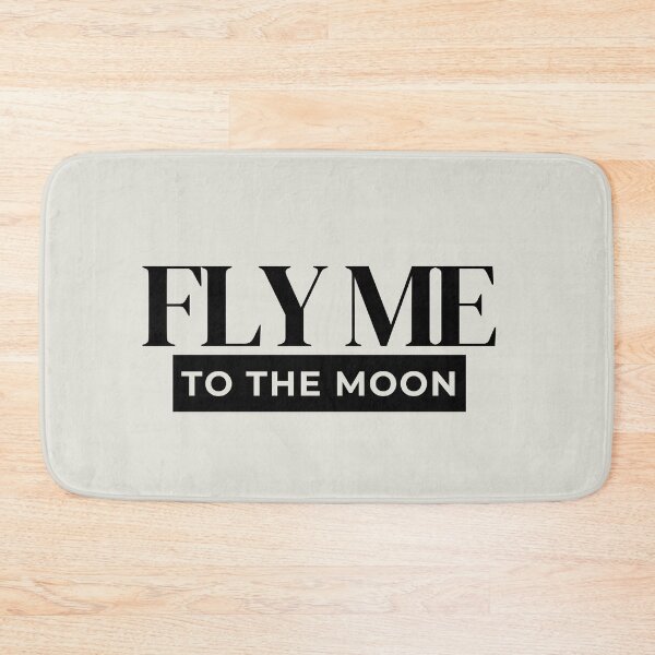 Item preview, Fly Me To The Moon Minimalist Typography Aesthetic Quote designed and sold by Fine-Arts-Lab.