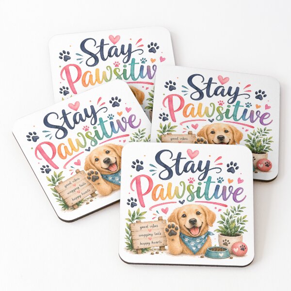 Item preview, Stay pawsitive designed and sold by nimmitrends.
