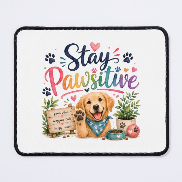 Item preview, Stay pawsitive designed and sold by nimmitrends.