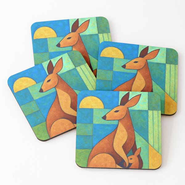 Item preview, Kangaroo Illustration – Australian Wildlife Art designed and sold by GalleryKauffeld.