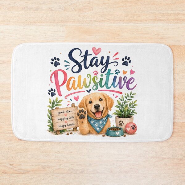 Item preview, Stay pawsitive designed and sold by nimmitrends.