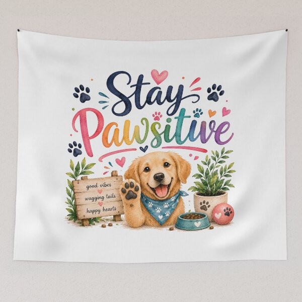 Item preview, Stay pawsitive designed and sold by nimmitrends.