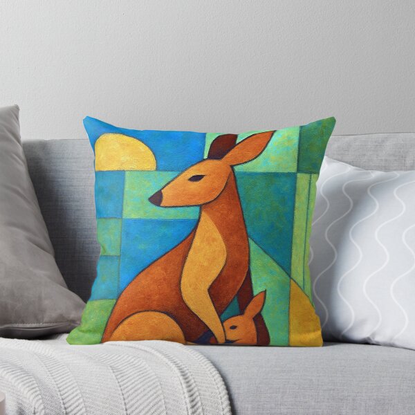 Item preview, Kangaroo Illustration – Australian Wildlife Art designed and sold by GalleryKauffeld.