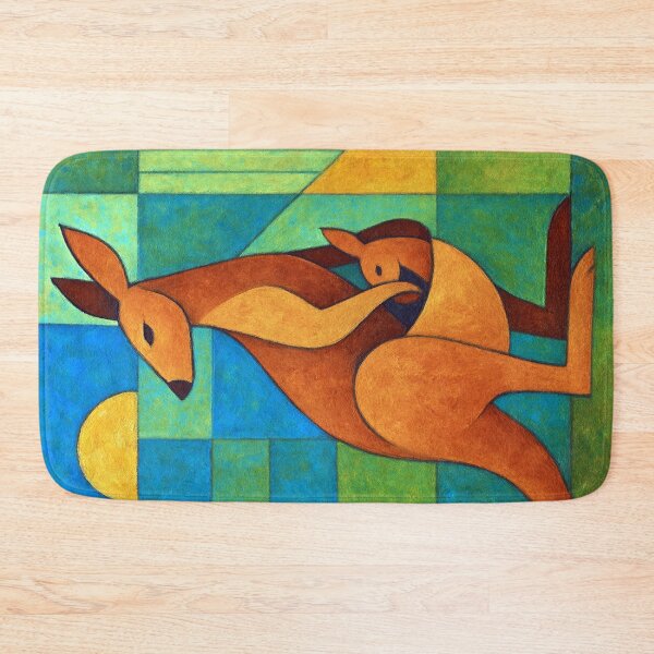Item preview, Kangaroo Illustration – Australian Wildlife Art designed and sold by GalleryKauffeld.