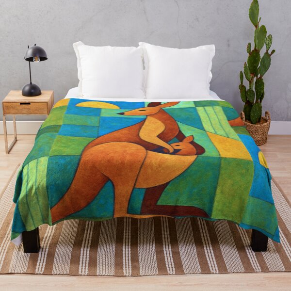 Item preview, Kangaroo Illustration – Australian Wildlife Art designed and sold by GalleryKauffeld.