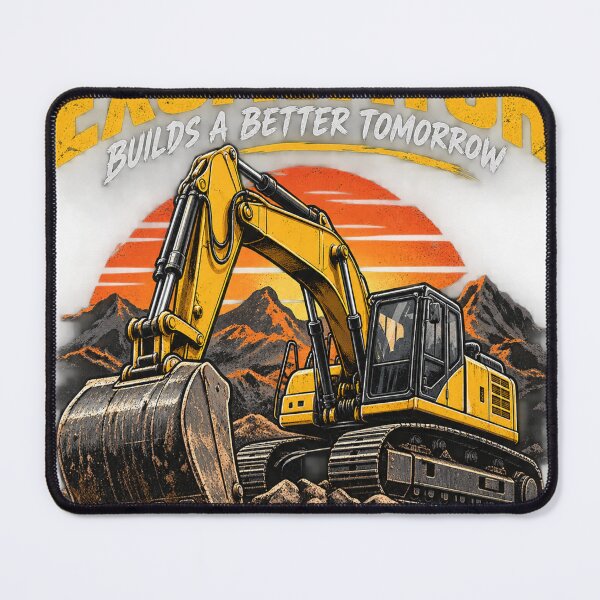 Item preview, Excavator Builds a Better Tomorrow – Heavy Equipment Construction designed and sold by rachidloucif.