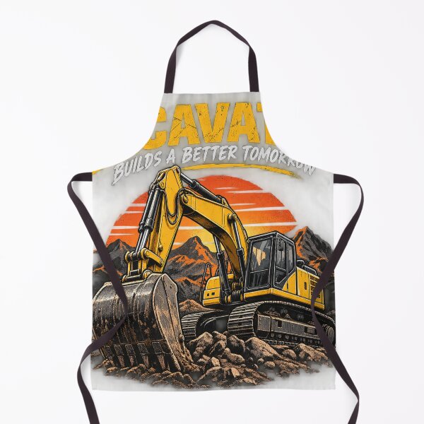 Item preview, Excavator Builds a Better Tomorrow – Heavy Equipment Construction designed and sold by rachidloucif.