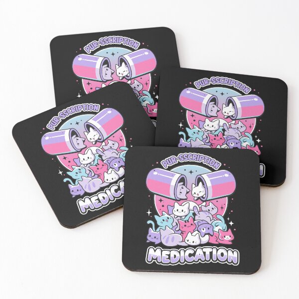 Item preview, Purr-scription Medication Cute Cat Pile designed and sold by KAREWASHICK.