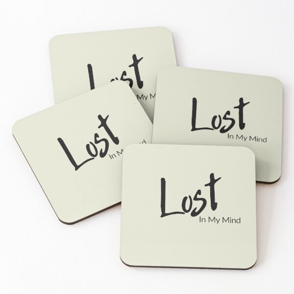 Item preview, Lost In My Mind Minimalist Aesthetic Typography Quote designed and sold by Fine-Arts-Lab.