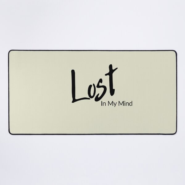 Item preview, Lost In My Mind Minimalist Aesthetic Typography Quote designed and sold by Fine-Arts-Lab.