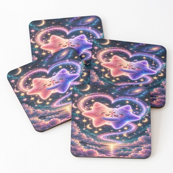 Item preview, Pink & Purple Star Love designed and sold by DaryaArtFrance.