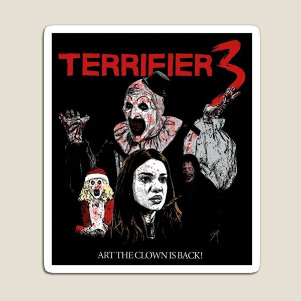 Item preview, Terrifier 3 Art The Clown Horror Art designed and sold by Vicky021.