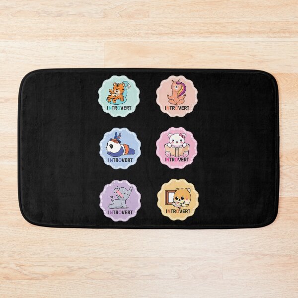 Item preview, Introvert Funny Sticker Set designed and sold by NCWoodArt.