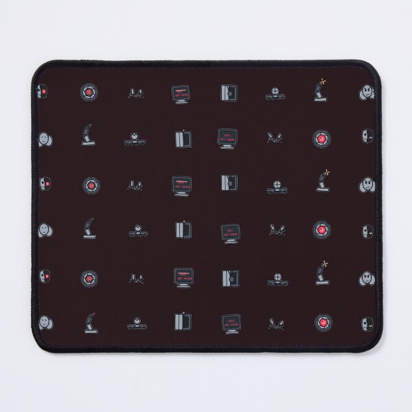 Item preview, Cyberpunk AI Wake Vector Micro Icon Pattern Dystopian Sci Fi designed and sold by KungPowUnicorn.