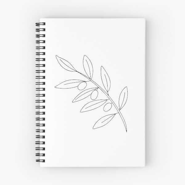 Item preview, Olive Branch Minimalist 2 Line Art Gift designed and sold by OneLine Studio.