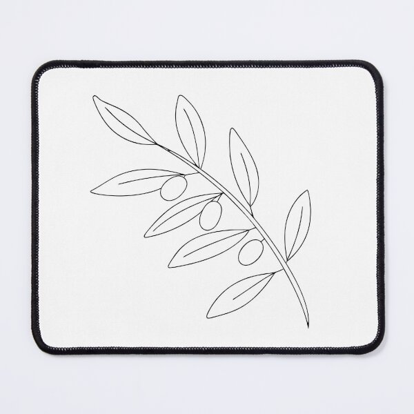 Item preview, Olive Branch Minimalist 2 Line Art Gift designed and sold by OneLine Studio.