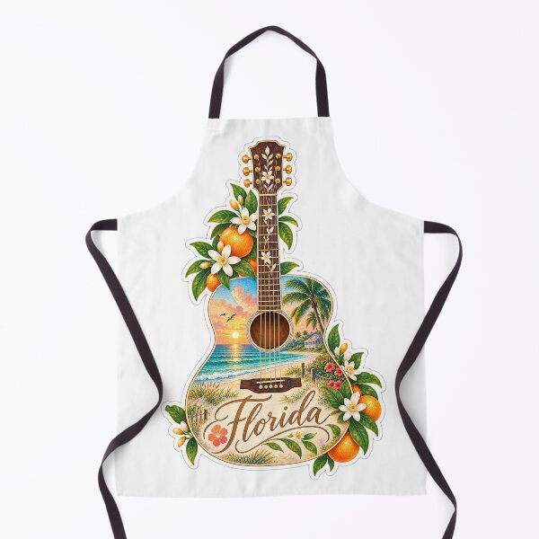 Item preview, Florida Sunshine and Citrus Guitar designed and sold by Whimspired By Paxx.