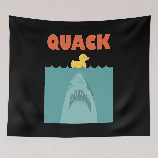 Item preview, QUACK Shark Bath Toy Ocean Humor  designed and sold by KAREWASHICK.