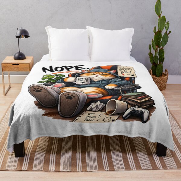Item preview, Nope. Coffee First. designed and sold by TOMSZE.