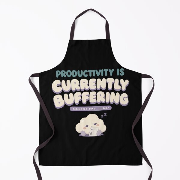 Item preview, Productivity Is Currently Buffering Cute Burnout Humor designed and sold by PhylonBoxx.