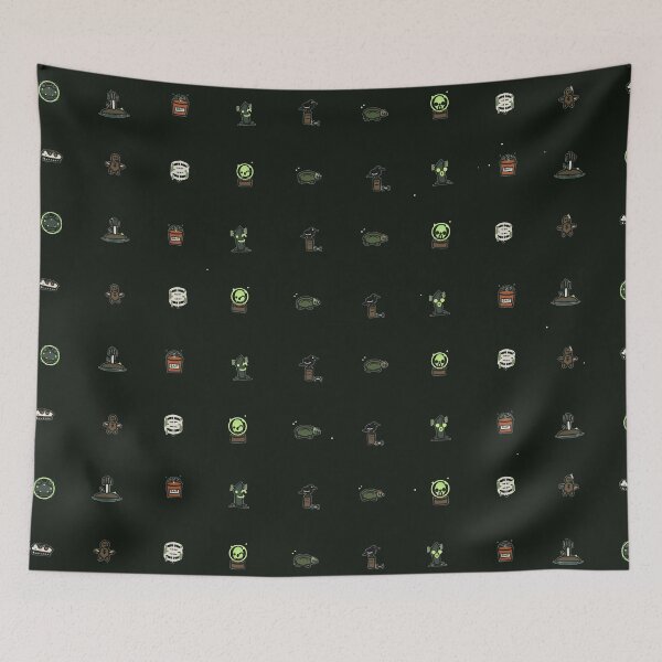 Item preview, Southern Gothic Bayou Horror Vector Icon Swamp Pattern designed and sold by KungPowUnicorn.