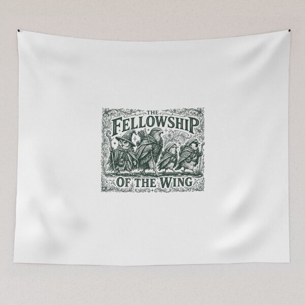 Item preview, The Fellowship of the Wing LOTR owl wizard designed and sold by vdzooart.