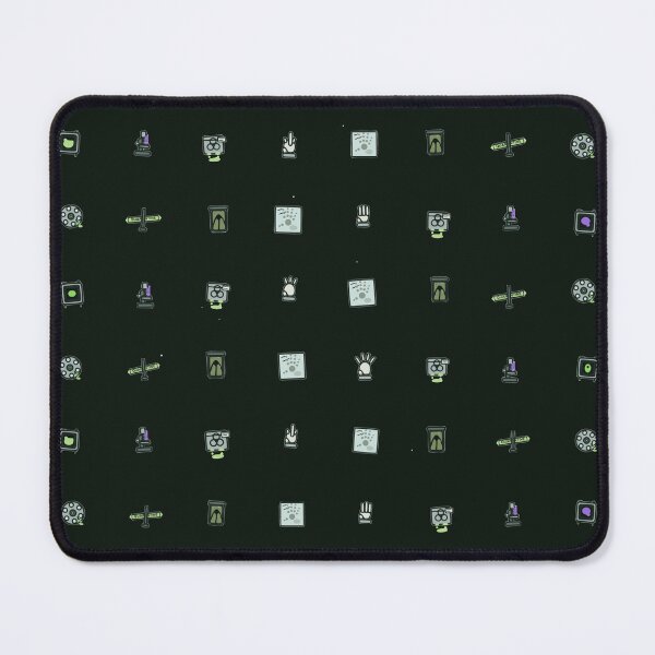 Item preview, Sci-Fi Alien Lab Vector Micro-Icon Seamless Pattern Biohazard Containment designed and sold by KungPowUnicorn.