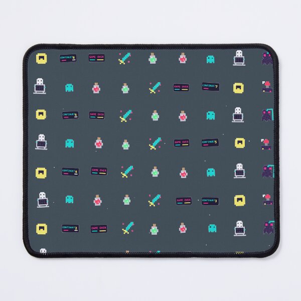 Item preview, Arcade Crypt Pixel Art Retro Gaming Dungeon Pattern designed and sold by KungPowUnicorn.