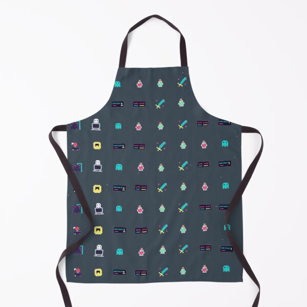 Item preview, Arcade Crypt Pixel Art Retro Gaming Dungeon Pattern designed and sold by KungPowUnicorn.