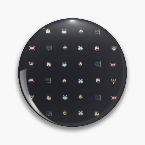 Item preview, Creepy Cute Vector Micro Icon Monster Face Pattern designed and sold by KungPowUnicorn.