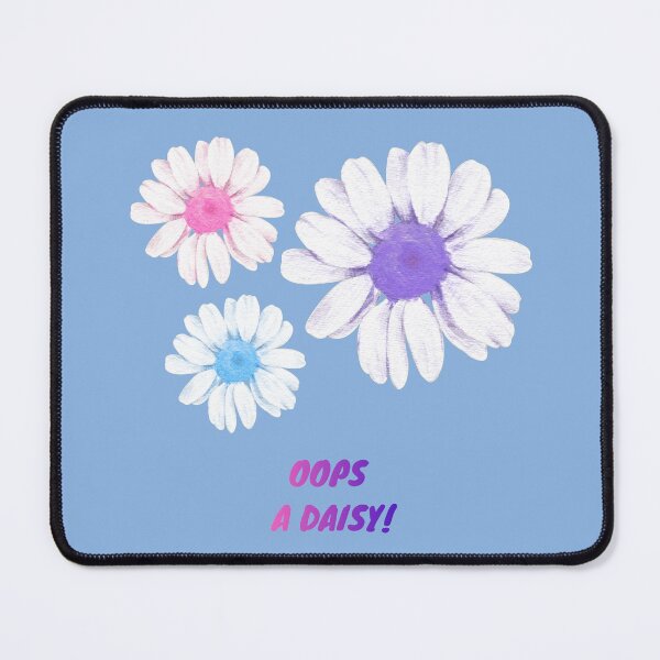 Item preview, Oops A Daisy Colorful Floral Aesthetic Cute Flower Quote designed and sold by Fine-Arts-Lab.