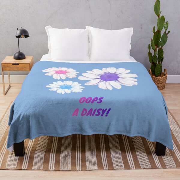 Item preview, Oops A Daisy Colorful Floral Aesthetic Cute Flower Quote designed and sold by Fine-Arts-Lab.