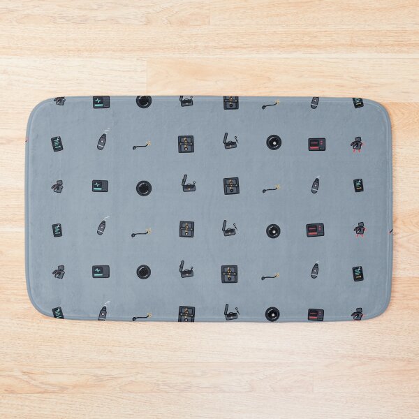 Item preview, Derelict Space Station Vector Micro Icon Sci-Fi Horror Pattern designed and sold by KungPowUnicorn.