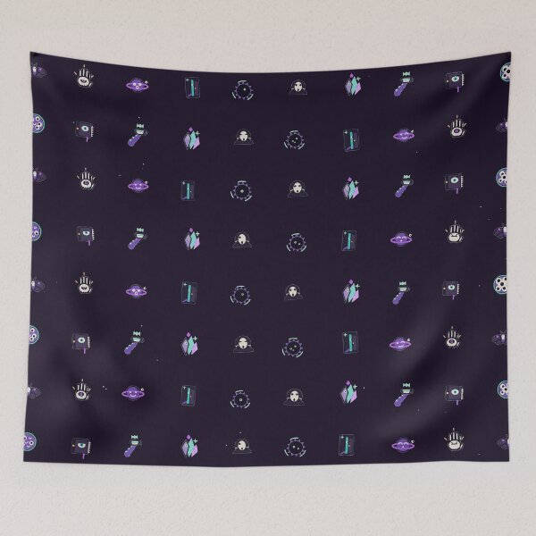 Item preview, Eldritch Horror Vector Micro Icon Seamless Pattern Occult Magic designed and sold by KungPowUnicorn.
